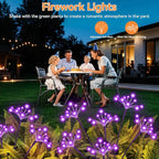 2-Pack Solar Pathway Lights, Waterproof LED Garden Lights