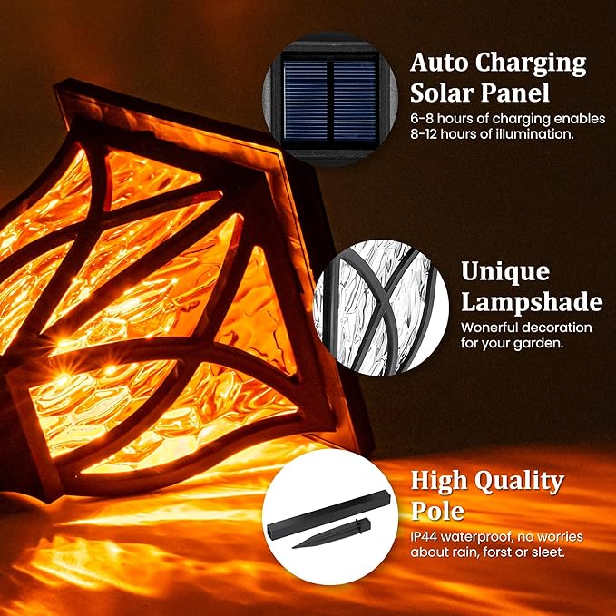 Garden Solar Lawn Figurine Light, Waterproof