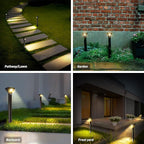 Solar Pathway Lights 4-Pack, Yard LED