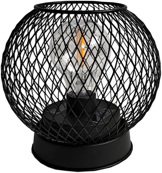 Solar Lanterns Outdoor Waterproof Tabletop Decorations, Solar Powered Metal Lantern with LED Bulb,Vintage Lantern for Parties, Lawn,Patio, Passage Decor