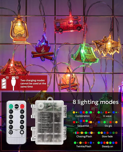 Christmas String Lights, 20 LED Waterproof Twinkle Lights