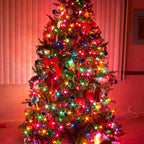 Christmas Yard String Lights 2-Pack, 100 LED Waterproof