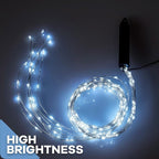 White String Lightsft Backyard LED