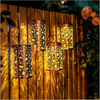 Solar Bee Lanterns 2-Pack, Yard Hanging LED Decor