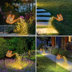 Bee Solar Patio Lanterns, Rustic Waterproof LED