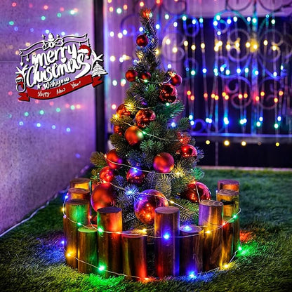 Christmas Fairy Lights 8-Pack, 16ft 50 LED Battery Twinkle Lights