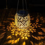 Hanging Solar Patio Lanterns, Elegant Waterproof LED