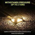 Solar Fence Lights 12-Pack, Waterproof LED