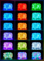Camping Tent String Lights, 39ft Rechargeable LED