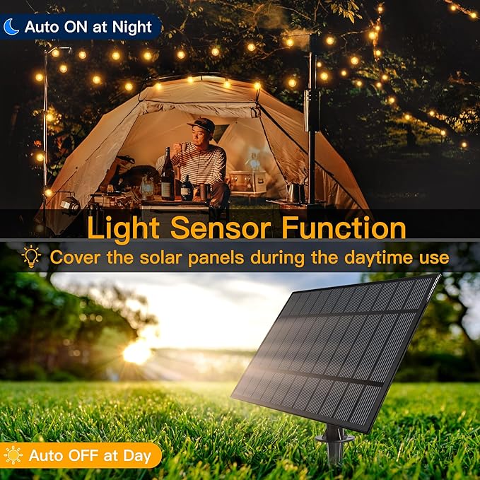 Yard String Lights, 35ft Weatherproof LED
