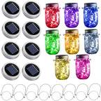 8-Pack Patio String Lights, Weatherproof LED