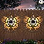 4-Pack Yard Solar Lights, Waterproof LED