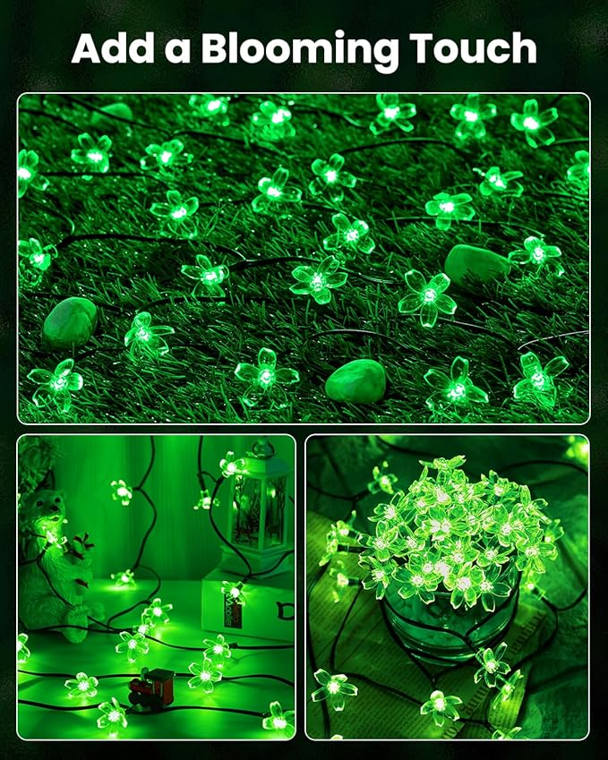 Christmas String Lights, 60 LED Waterproof Twinkle Lights