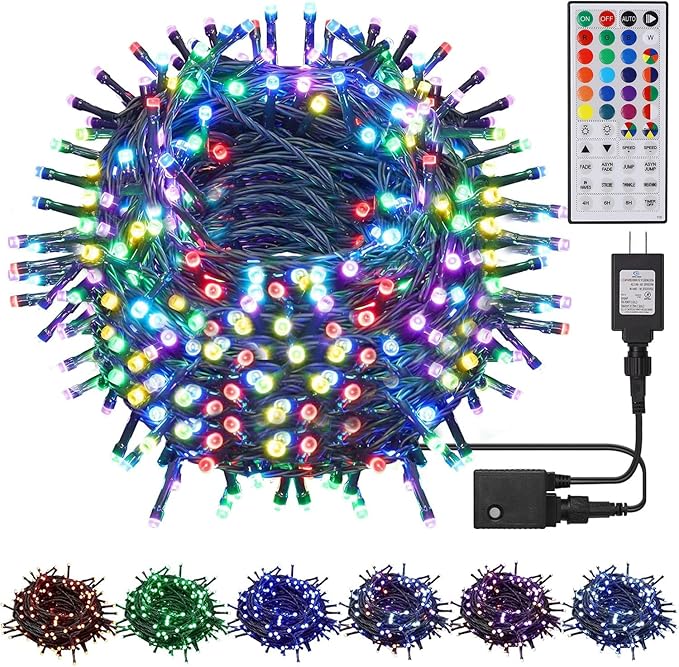 Christmas String Lights, 5ft 300 LED Waterproof Twinkle Lights