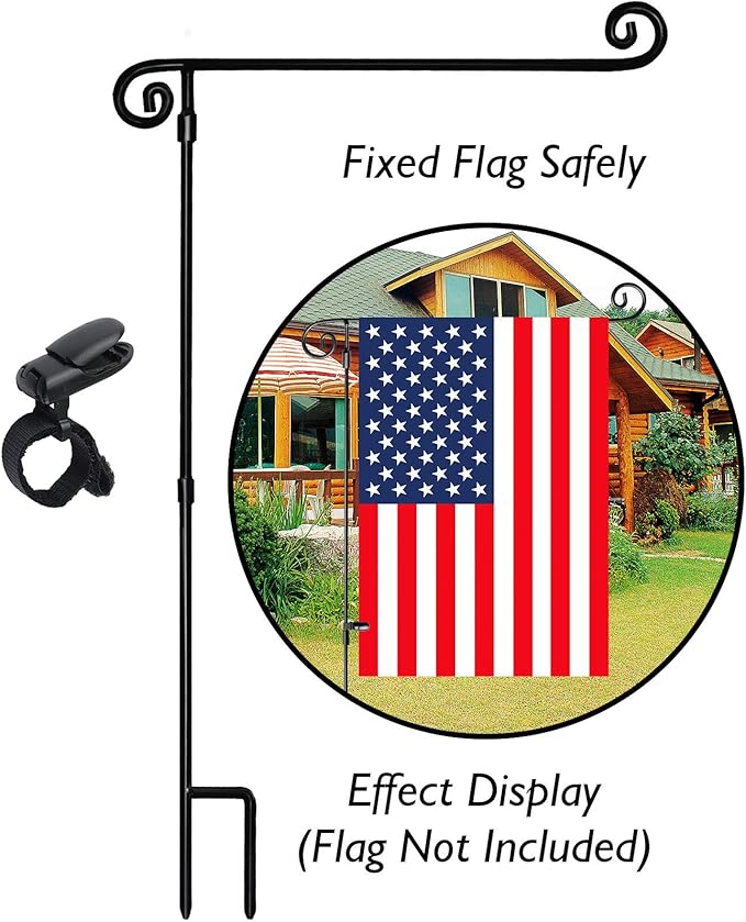 Solar Flagpole Lamp, Auto On/Off