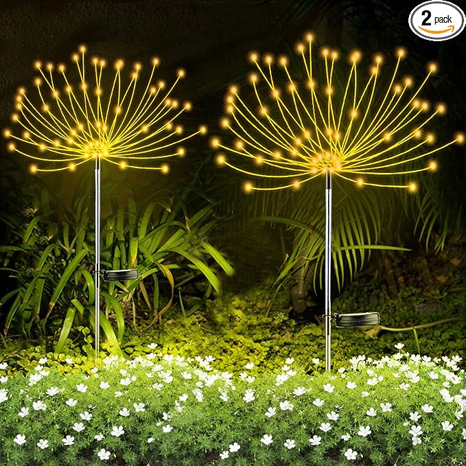 Solar Garden Path Lights, Waterproof