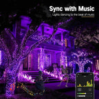 Halloween Backyard String Lights, 98ft 300 LED Waterproof
