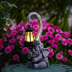 Solar Elephant Garden Statue Light, Outdoor Decor