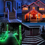 300 LED Christmas Twinkle Lights, 100ft Waterproof for Patio