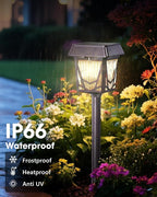 Solar Pathway Lights 6-Pack, Yard LED
