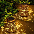 Dragonfly Solar Hanging Lanterns 2-Pack, Elegant Patio Decor