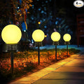 4-Pack Warm White Solar Path Lights, Outdoor Driveway LED