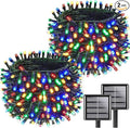 Christmas Fairy Lights 2-Pack, 66ft 200 LED Battery Twinkle Lights
