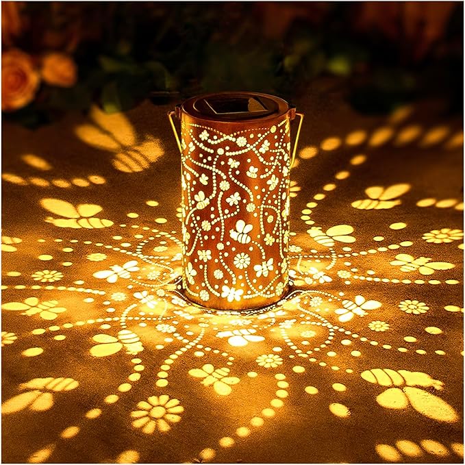 Bee Solar Lanterns, Waterproof LED Porch Lights
