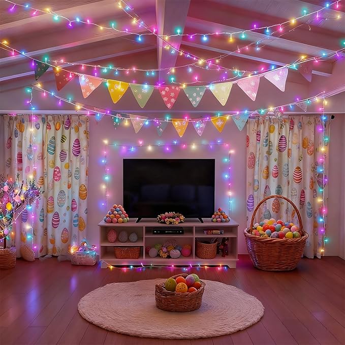 5ft LED Patio String Lights, Waterproof Outdoor