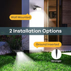 Solar Landscape Spotlights 6-Pack, LED