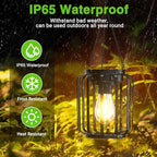 Backyard Solar Hanging Lanterns 2-Pack, Classic Backyard Decor