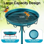 Classic Bird Bath & Feeder, Outdoor Metal
