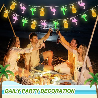 16ft LED Patio String Lights, Waterproof Outdoor