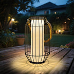 Solar Courtyard Lanterns, Patio Hanging LED Decor