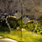 2-Pack Solar Watering Can Fairy Lights, 90 LED