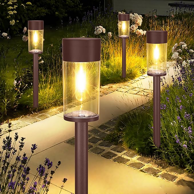 Solar Pathway Lights 10-Pack, Walkway LED