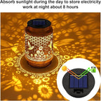 Solar Courtyard Lanterns, Yard Hanging LED Decor