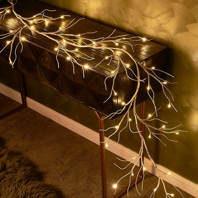 Christmas Porch String Lights, 6ft 48 LED Waterproof