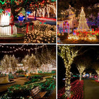 20ft Christmas LED String Lights, Waterproof Timer Lights