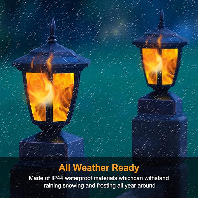Outdoor Post Lighting Fixture, Bronze Weatherproof Post Light
