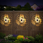 4-Pack Solar Deck Step Lights, Waterproof