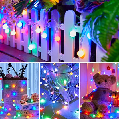 60 LED Christmas Twinkle Lights, Waterproof for Patio