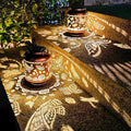 2-Pack Butterfly Solar Lanterns, Waterproof LED Yard Lights