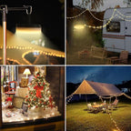 Outdoor String Lights, 4ft Waterproof LED