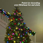 Christmas String Lights, 34ft 100 LED Waterproof Twinkle Lights