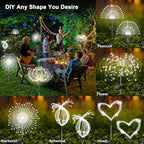 6-Pack White Solar Path Lights, Outdoor Garden LED