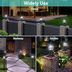 Solar Post Cap Lights, Waterproof LED