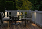 Black Solar Fence Lights, Outdoor LED