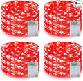 Christmas Fairy Lights 4-Pack, 16ft 50 LED Battery Twinkle Lights