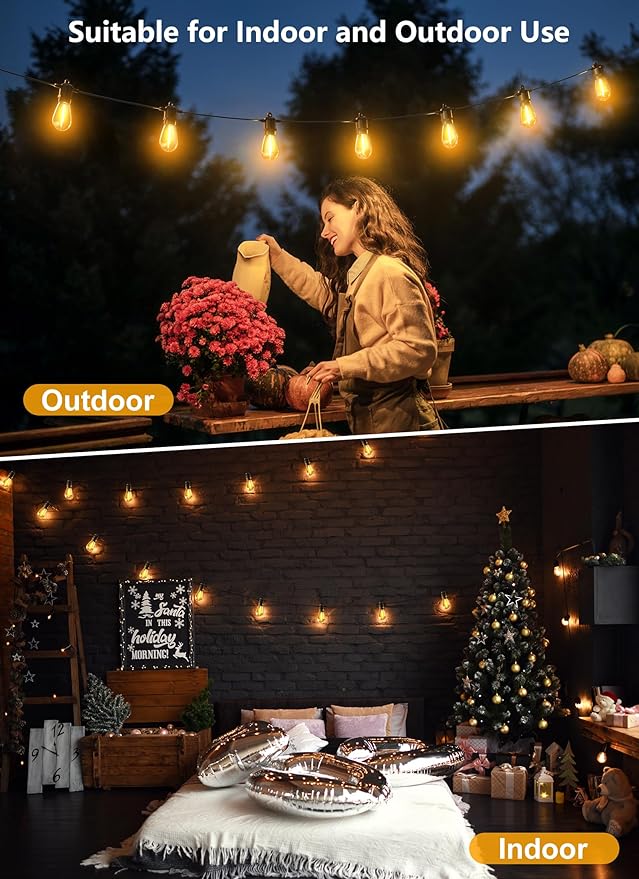 Christmas Twinkle Lights, 190ft Waterproof for Patio